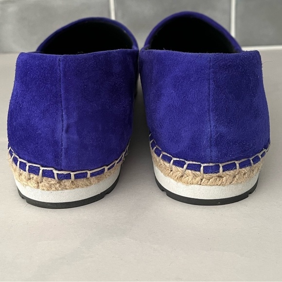 NWT Kenneth Cole CARA Suede Espadrille sneaker Shoes Size 10 Iris Slip On Casual - Picture 4 of 10